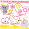 thumbnail image 2 of Puppy Chew Toys XIUGOAL Pink, paquete de 9 unidades para perros pequeños, 2 of 7