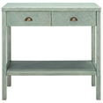 thumbnail image 2 of SAFAVIEH Asa Turquoise/Antique Gold Wood Console Table with Drawer (31 in. W x 14 in. D x 30 in. H), 2 of 7