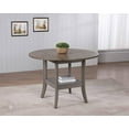 thumbnail image 4 of Arthur 5-Piece Drop-Leaf Dining Set, Oak/Grey, 4 of 6