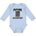 thumbnail image 3 of Inktastic Accounting Future Accountant Baby Boys or Girls Long Sleeve Baby Bodysuit, 3 of 5