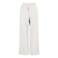 thumbnail image 6 of TrendOFT Womens Wide Leg Dress Pants with Pockets High Waist Adjustable Knot Loose Casual Trousers Business Work Casual Pants White XXXXL, 6 of 9