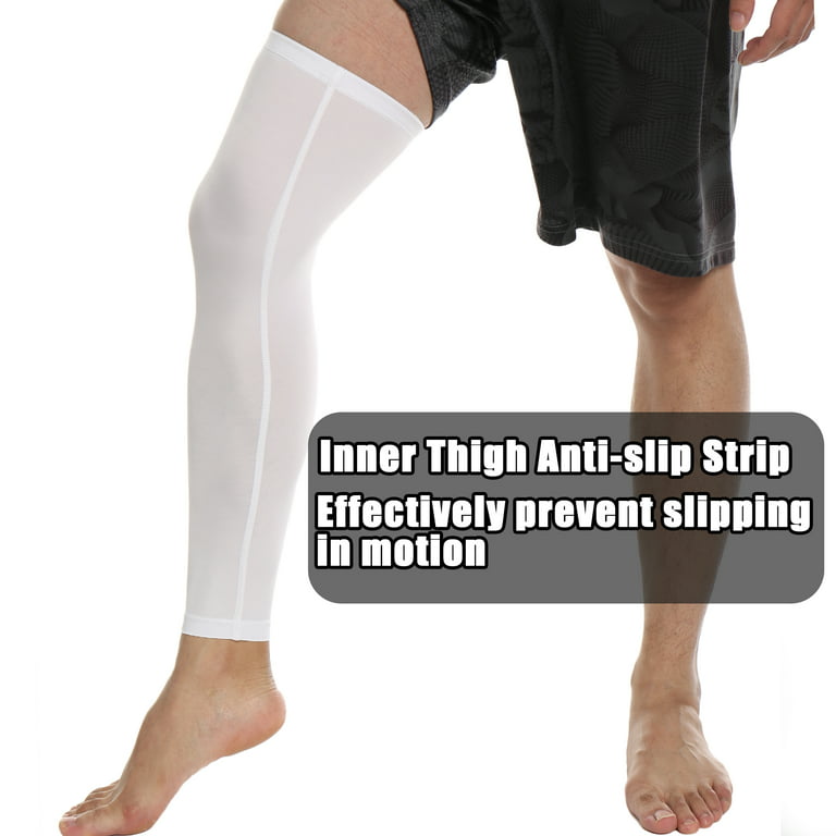 CFR 1 Pair Solid Color Compression Long Leg Sleeve Sports Fitness