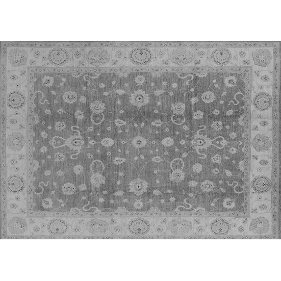 Ahgly Company Indoor Rectangle Oriental Gray Traditional Area Rugs, 2' x 5'