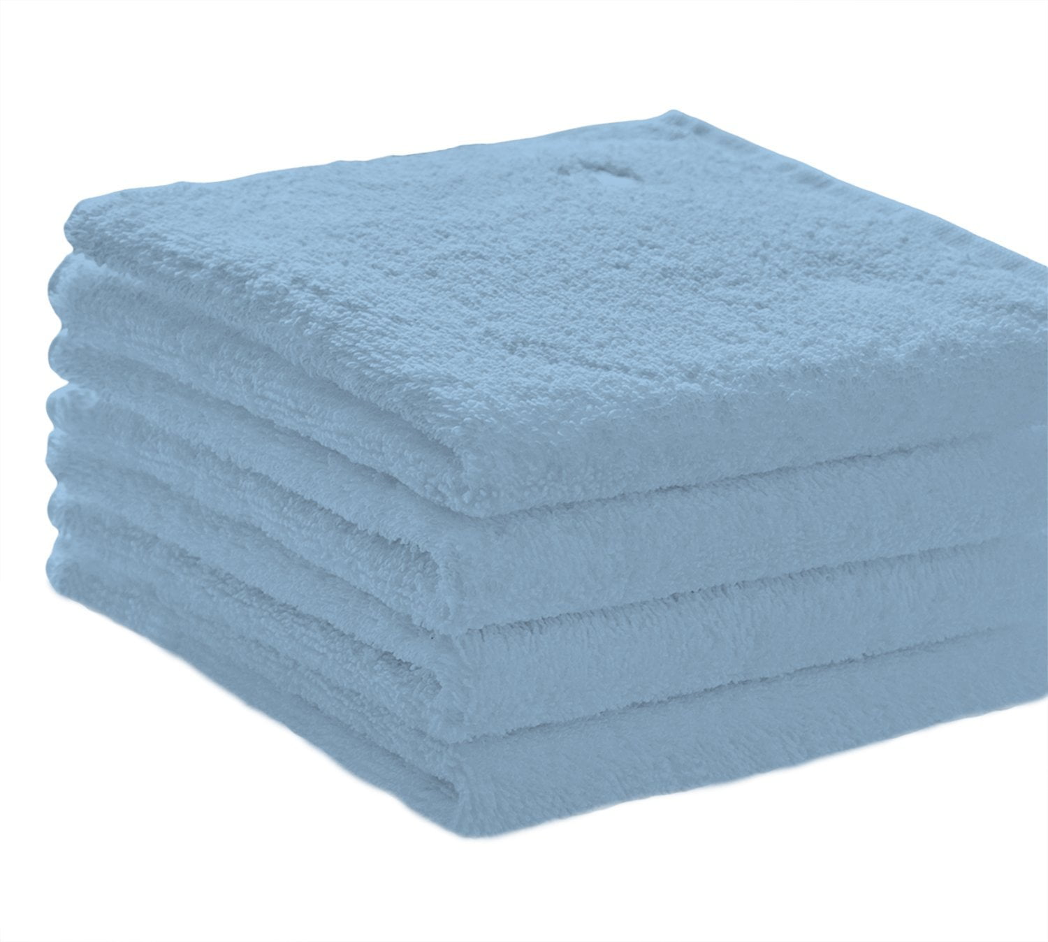 Pacific Linens Bath Towels Light Blue, 27 x 54 Inches, 4Pack Luxurious