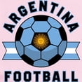 thumbnail image 2 of CafePress - Argentina Football Body Suit - Baby Light Bodysuit, Size Newborn - 24 Months, 2 of 4