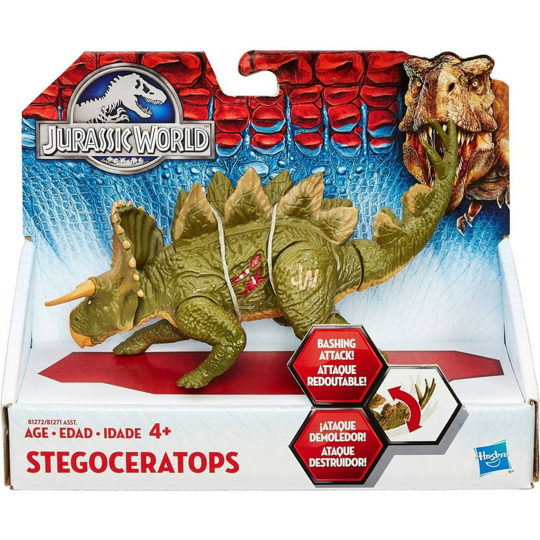 Jurassic World Stegoceratops フィギュア Jurassic World Bashers & Biters Stegoceratops Figure - Walmart.com