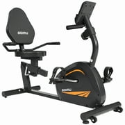 MITONOS Recumbent Exercise Bike for Adults Seniors, Stationary Bike with Heart Rate Monitor and Large Seat, Magnetic Resistance Cycling Bike for Home