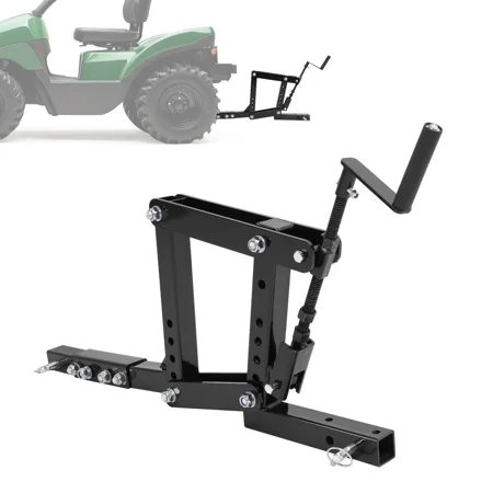 Kojem Manual 1 Point Hitch Lift Steel for ATV/UTV Garden Lawn Tractor Implements