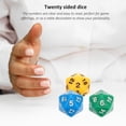 thumbnail image 2 of EeaseCA 12pcs Game Dice 20 Sided Dice Tabletop Dice Multipurpose 1-20 Board Game Dice, 2 of 7