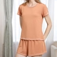 thumbnail image 6 of Dwaogom Women's Milk Silk Short-sleeved Suit Casual Loungewear Women'S Knit Outfits Sweater Sets Women Outfits, 6 of 6