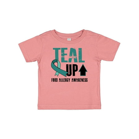 

Inktastic Teal Up Food Allergy Awareness Gift Baby Boy or Baby Girl T-Shirt