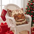 thumbnail image 4 of 2D Christmas Pillow Cover, Xmas Throw Pillow Case, Sofa Bedroom Home Holiday Decor, 17.71 in, 4 of 6