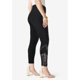 thumbnail image 3 of Roaman's Women's Plus Size 360° Stretch Lace Applique Jean, 3 of 5