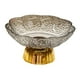 thumbnail image 3 of Frutero con pedestal, frutero con base, bandeja de cocina, mesa de comedor creativa Gris y dorado, 3 of 9
