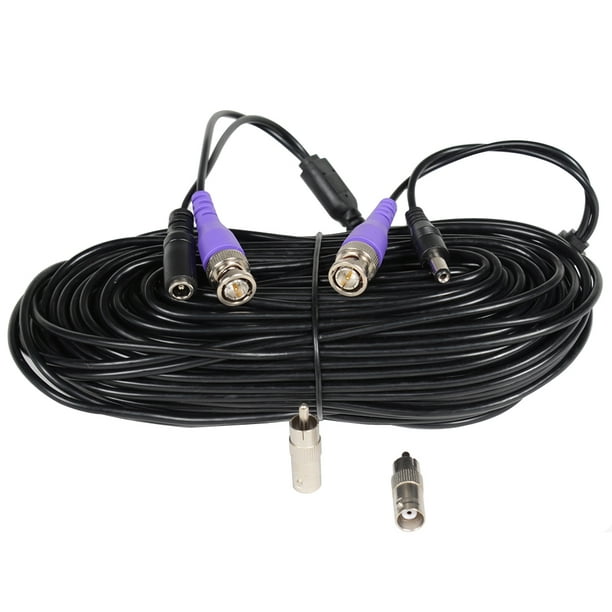 VideoSecu 100ft Security Camera HD Video Power Cable Premade Allin