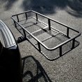 thumbnail image 2 of URHOMEPRO Foldable Hitch Mount Cargo Carrier, Heavy Duty Trailer Hitch Cargo Carrier, Durable Cargo Rack Rear Luggage Basket Fits 2" Receiver for Car SUV Traveling Camping, 59"Lx20.5"Wx6.03"H, Q10840, 2 of 12