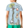 thumbnail image 2 of Bear Winnie Pooh Youth Kids Fashion T-Shirt Graphic Short Sleeve Shirt Tees Teenage T-Shirt For Boy Girl, 2 of 9