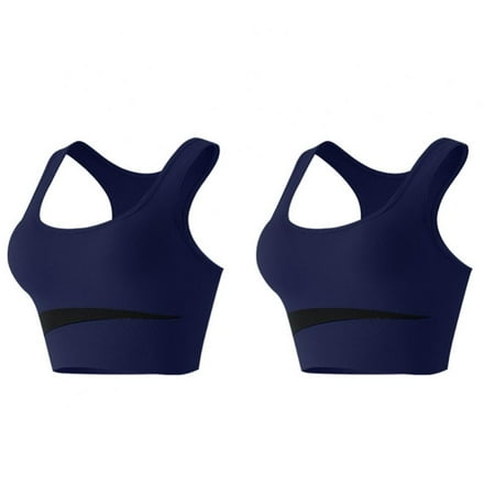 

Xmarks Sports Bras for Women High Support - Breathable Sports Bras for Women Gathers for Fitness Running Yoga Quick Drying Sports Bra(2-Packs)