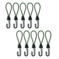 thumbnail image 3 of koolsoo 10Pcs Bungee Cord Outdoor Elastic Rope for Tarps Camping Accessories Outdoor Green, 3 of 9