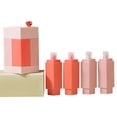thumbnail image 4 of 4-in-1 Travel Bottle Set, Leak Proof Travel Size Toiletries Containers Portable Refillable Liquid Lotion Dispenser for Shampoo Conditioner Soap Cosmetic Items, Pink, 4 of 4