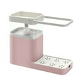 thumbnail image 1 of Dispensador de jabón de cocina 2 en 1 con soporte para esponja - Dispensador de líquido para lavavajillas, 1 of 6