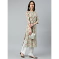 thumbnail image 5 of Idalia Sage Green Floral Printed Kurta, 5 of 5