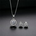 thumbnail image 5 of QIQUWOHUL Pearl Jewelry Set Freshwater Cultured Pearls Pendant Necklace Teardrop Pearl Dangling Earrings Cubic Zirconia Pearl Wedding Jewelry Set For Bridal Women Bridesmaids & Br, 5 of 8
