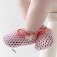 thumbnail image 4 of LIIPEE Girls Boys Sneakers Summer Comfortable Mesh Closed Toe Non- Soft Sole First Walking Shoes Girl Trendy Party Sneaker,Pink1,18-26 Months, 4 of 4
