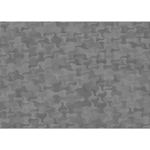 Ahgly Company Machine Washable Indoor Rectangle Transitional Ash Gray Area Rugs, 2' x 5'