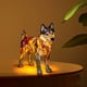 thumbnail image 4 of Lámpara de mesa LED con diseño de perro salchicha | Lámpara de noche de resina con forma de perro | Decoración adorable para amantes de los perros | Iluminación decorativa de estilo vintage | Idea, 4 of 6