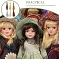 thumbnail image 4 of 6 Pcs Perruque Lisse pour Poupée Fille Cadeau Mode Longue Lisse Remplacement Cheveux Perruque, 4 of 9