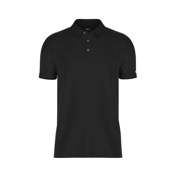 Tailored Black Polo Shirt 4-Way Stretch