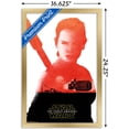 thumbnail image 3 of Star Wars: The Force Awakens - Rey Badge Wall Poster, 14.725" x 22.375", Framed, 3 of 3