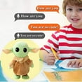 Interactive Toddler's Talking & Walking Baby Yoda Plush Toy, 7.8 Inch