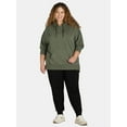 thumbnail image 2 of Athletic Works Women's and Women's Plus Super Soft Hoodie, Sizes XS-4X, 2 of 5