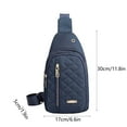 thumbnail image 3 of Nmdmisc Crossbody Small Sling Backpack Sling Bag for Women Men, Chest Bag Daypack with Data Hole for Travel Sport Running Hiking -Blue, 3 of 6