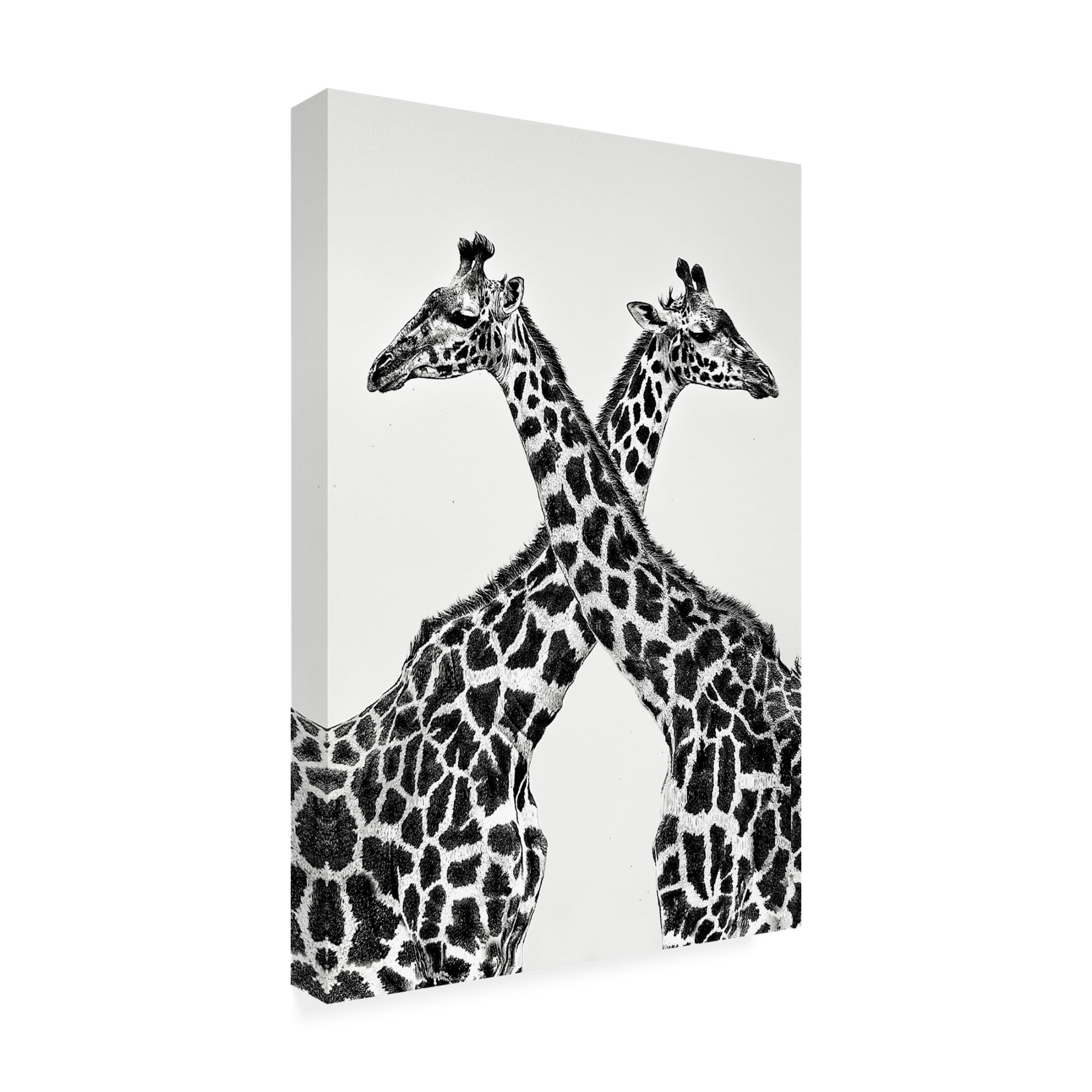 Canvas Wall Art - Xavier Ortega 'Two Towers' Wall Art for Living Room, Bedroom, or Office Décor by Trademark Fine Art - 22 x 32 Inches