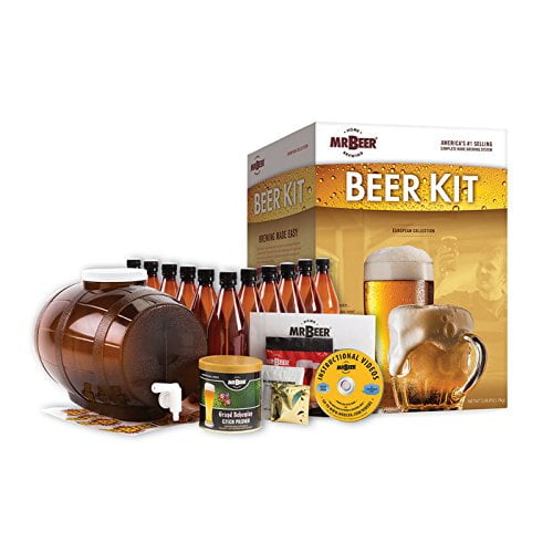 Mr Beer European Brews Collection Complete Home Brewing Kit Walmart