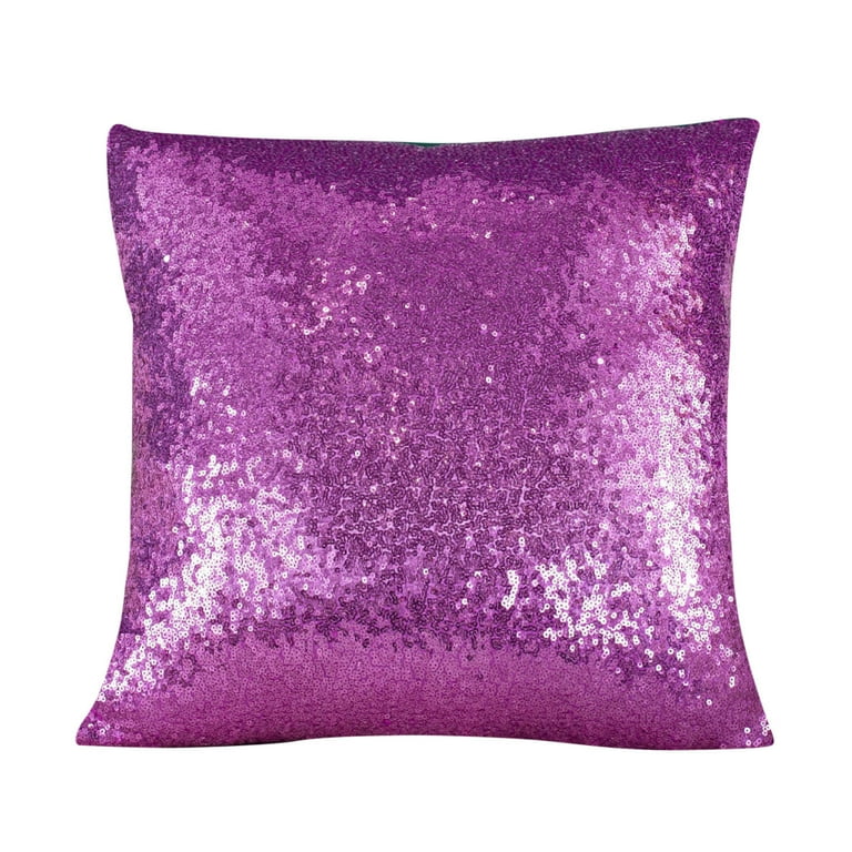 Pillowcases of 2 15.7 X15.7 Sequin Pillowcase For Wedding Party