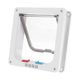 thumbnail image 4 of Sywqhk Puerta con solapa de seguridad para perros y gatos con cerradura de 4 vías (blanco XL) Sywqhk Para estrenar, 4 of 8