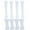 White, variant on FUEENIRVA White Plastic Roman Column Cake Pillars for Wedding Dessert Stand Decoration Toppers