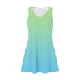 thumbnail image 4 of Ruyang Women's V Neck Sleeveless Dress Summer Fashionable Casual Dress Baggy Tank Top With Pocket Beach Dress Boho Flowy Long Dress, 4 of 5