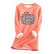 thumbnail image 1 of Tops de Invierno Para Mujer Sudadera de Lana Gruesa Ropa Interior Tops Manga Larga Estampado de Leopardo Terciopelo Cuello Redondo Cálido Odeerbi ODB180647, 1 of 5