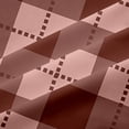 thumbnail image 4 of Erosebridal Geometric Plaid Shower Curtain 72Wx78L,Minimalist Checkered Bath Curtain,Dusty Rose, 4 of 6