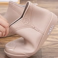 thumbnail image 4 of AUDeals Women's Short Ankle Rain Boots Waterproof Rubber Anti Slip Lightweight Garden Boots with Comfort Insoles, 4 of 9