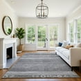 thumbnail image 7 of Addison Rugs Mayfield Premium Machine Washable Transitional Aztec Gray Rectangle Rug, 9' x 12', 7 of 7