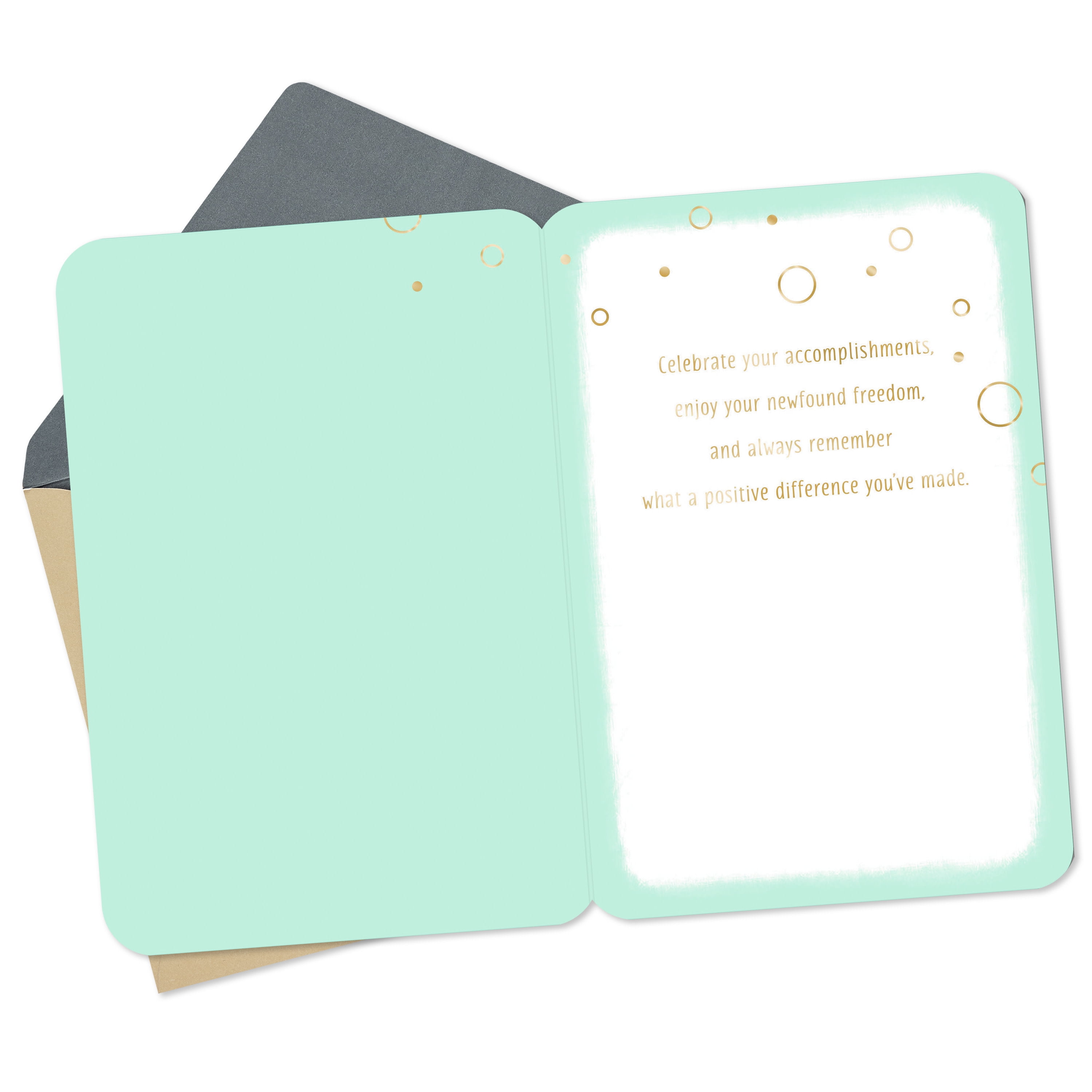 Hallmark Just Because Retirement Congratulations Card (Happy New Beginnings)
