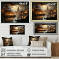 thumbnail image 4 of Designart "Golden Temple China Art painting II" Chinese Floater Framed Canvas Wall Art, 4 of 7