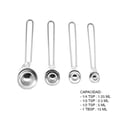 thumbnail image 2 of Set de Cucharas Medidoras Mainstays Acero Inoxidable 4 Piezas, 2 of 4