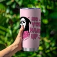 thumbnail image 5 of Ghostface Valentine Halloween Decor Tumbler for Girls - Spooky Vibes 20 OZ Rainbow Ghost Theme Decor Insulated Tumbler Cup with Lid -Vacuum Stainless Steel Coffee Mug Cup, 5 of 7
